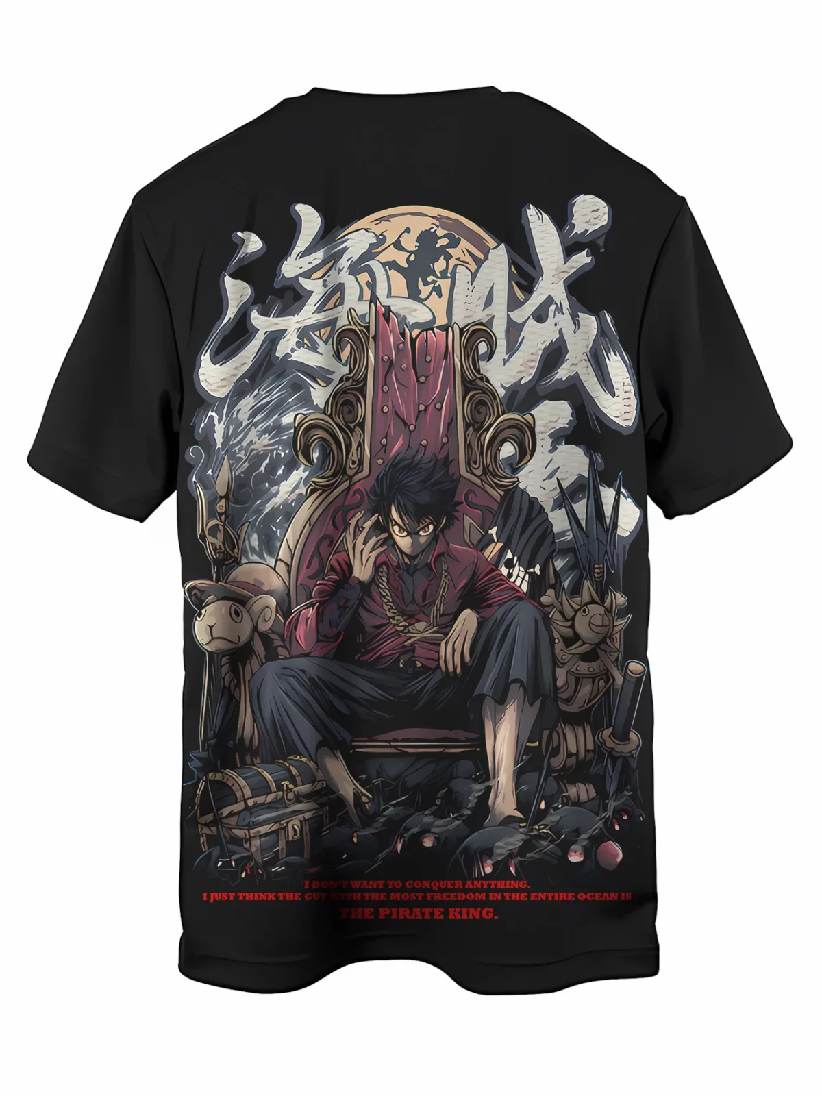 One Piece - Luffy The Pirate King T-shirt - Image 4