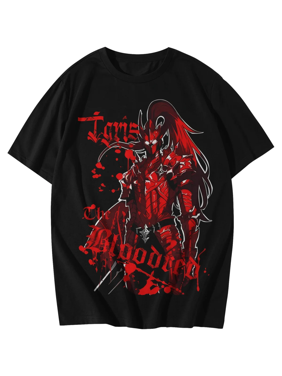 Solo Leveling Blood-Red Igris oversize T-shirt - Image 4