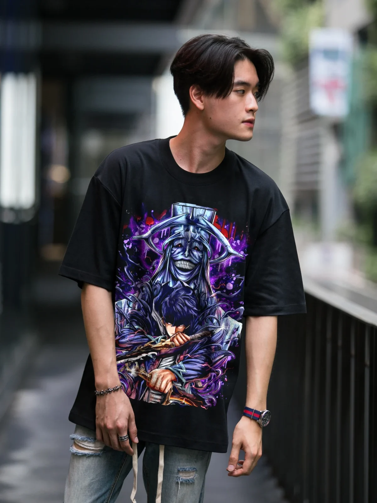 Solo Leveling new oversize t-shirt 3 - Image 2
