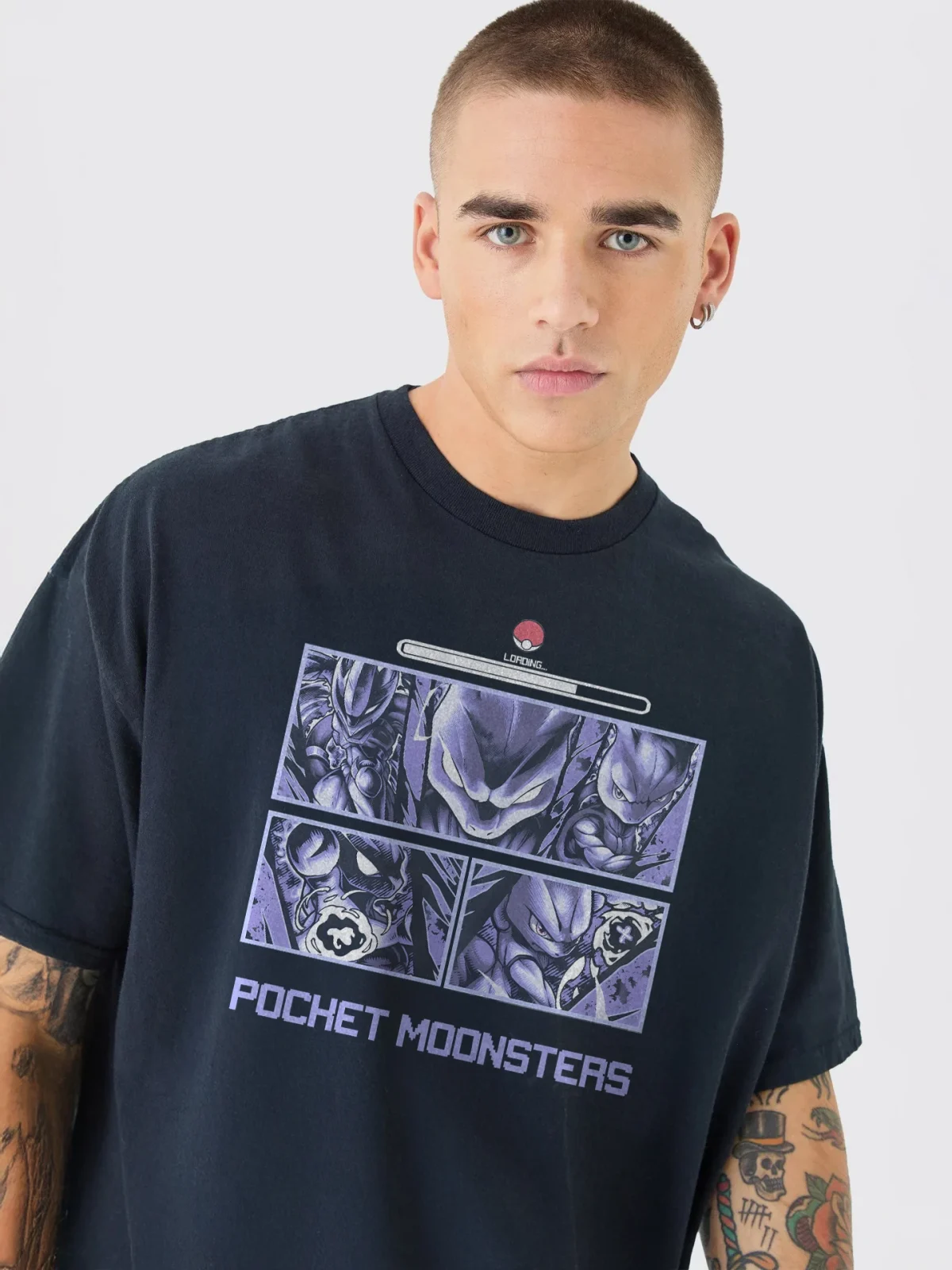 Pocket Monster - Mew oversize T-shirt PKM136 - Image 3